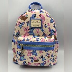 Disney Parks Stitch and Angel Loungefly Mini Backpack – Lilo & Stitch NWOT